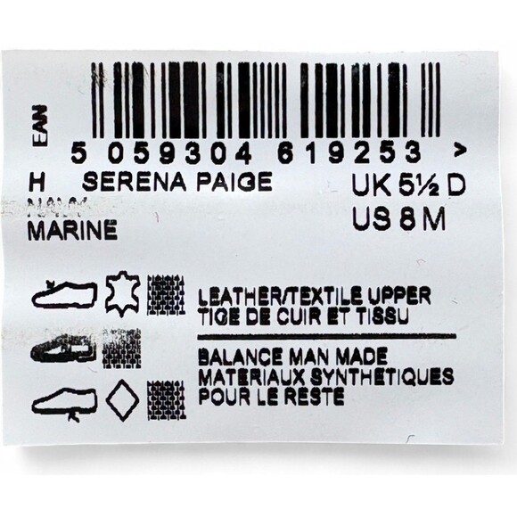 NWT Collection by Clarks Serena Paige Navy Marine Canvis Slip-on Shoes Flats 8M - Picture 7 of 7